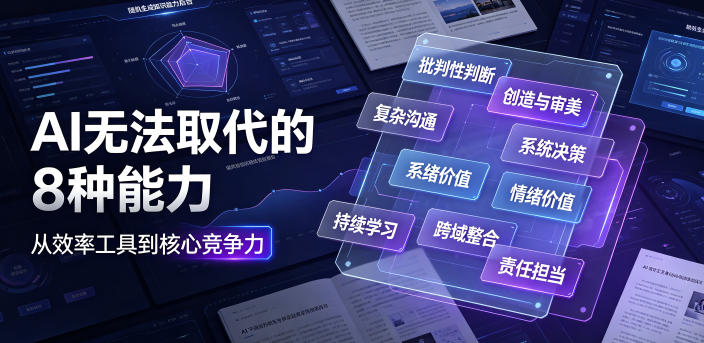 付费文章:AI无法取代的8种能力-汇联技术